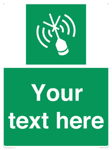 Custom sign safe condition Emergency position beacon